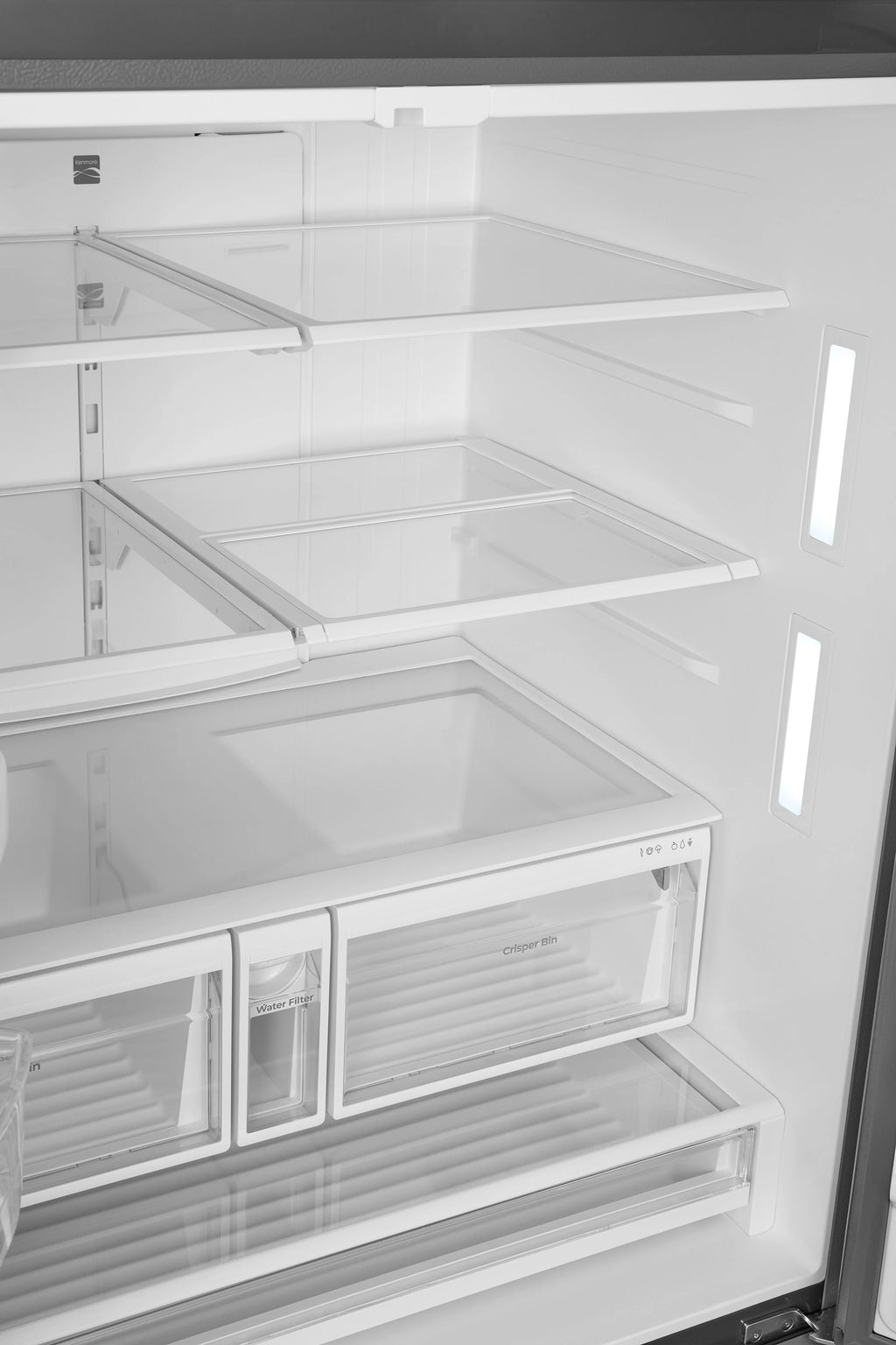 Kenmore 28.6 cu. ft. French Door Refrigerator with Dual Evaporator Cooling, Fingerprint-Resistant Stainless Steel, Adjustable Shelving and Ice/Water Dispenser