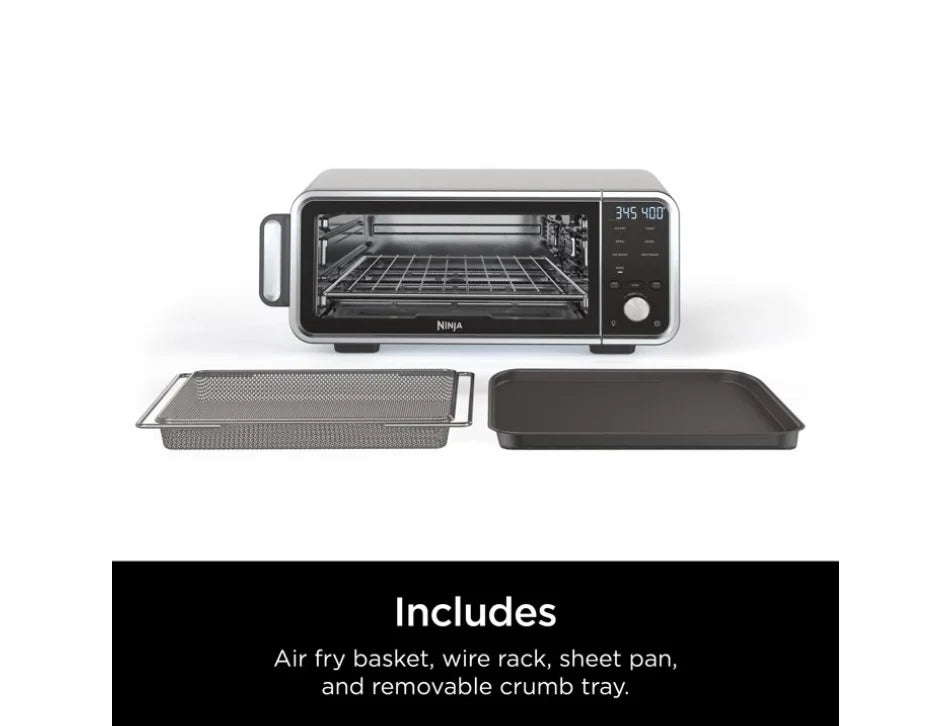 Restored Ninja Foodi 7-in-1 Digital Pro Air Fry Oven, Countertop Oven, Dehydrate, 1800 Watts, SP200 (Refurbished)