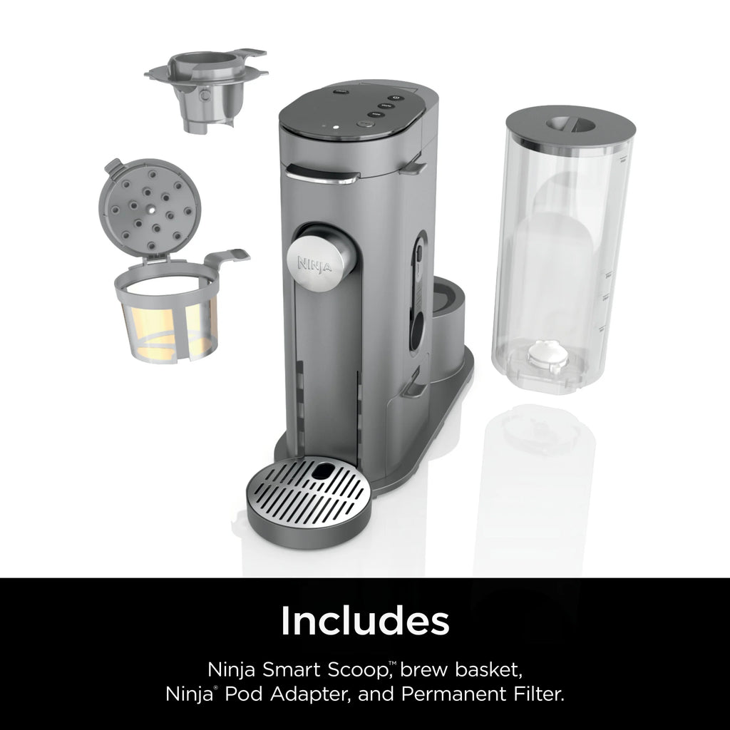 Ninja Single-Serve Pods & Grounds Hot and Iced Coffee Brewer with Rapid Cold Brew
