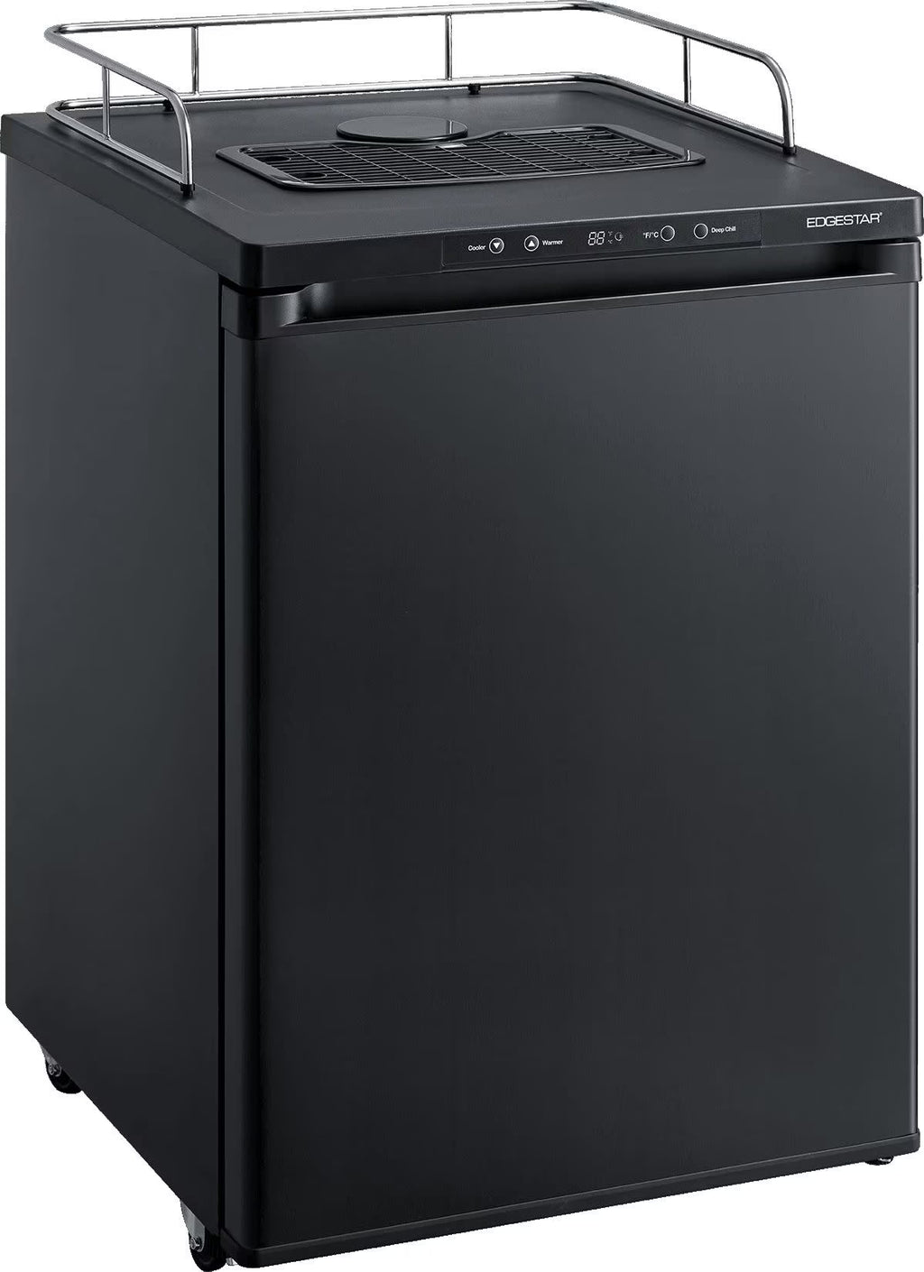 Edgestar Br3002 24" Wide Kegerator Conversion Refrigerator For Full Size Kegs - Black