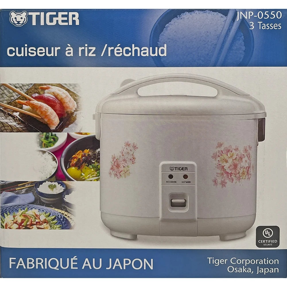 Tiger Rice Cooker/Warmer Floral Design, 3 Cups