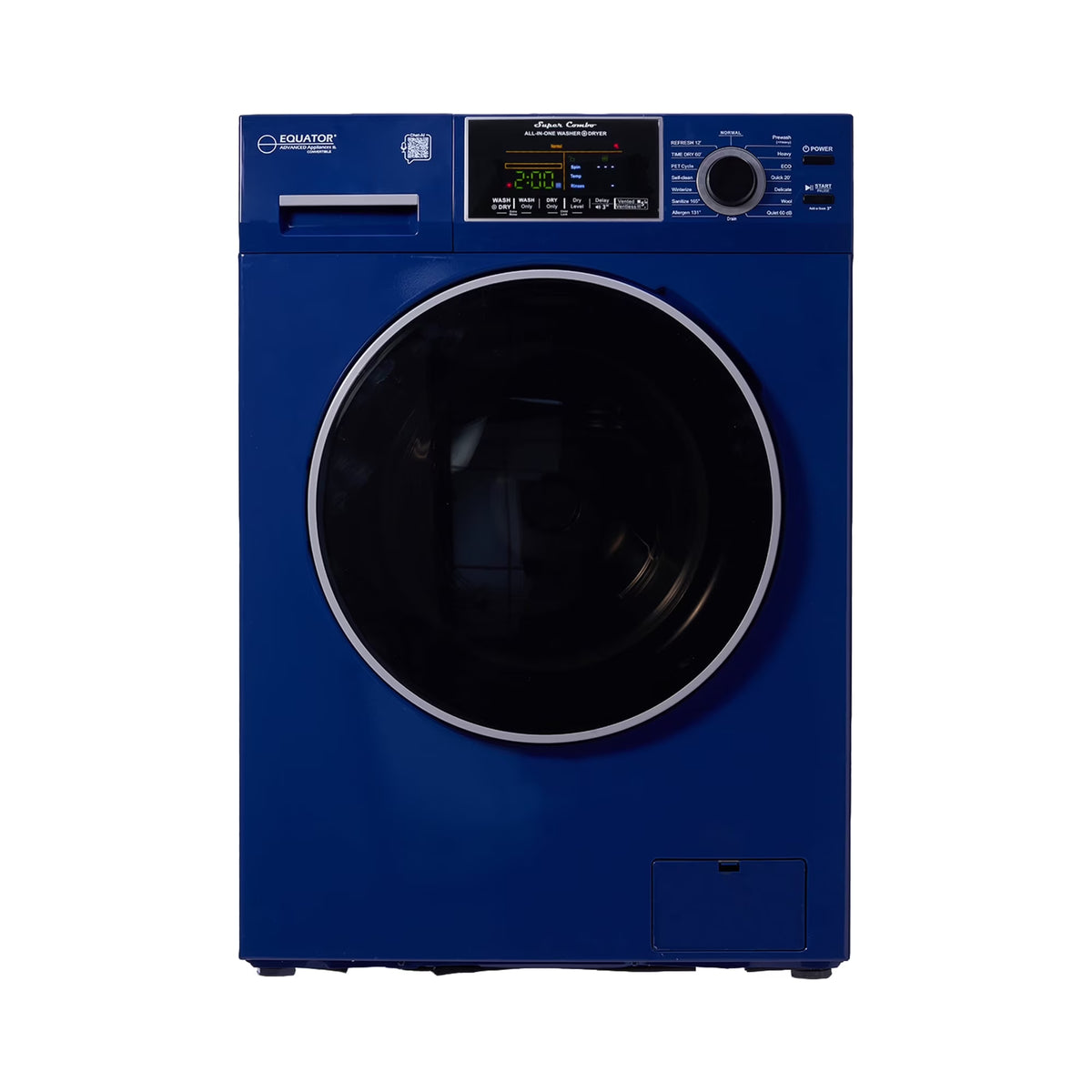Equator 18 lbs White Combo Washer Dryer Version 3 with Sanitize Allergen Winterize