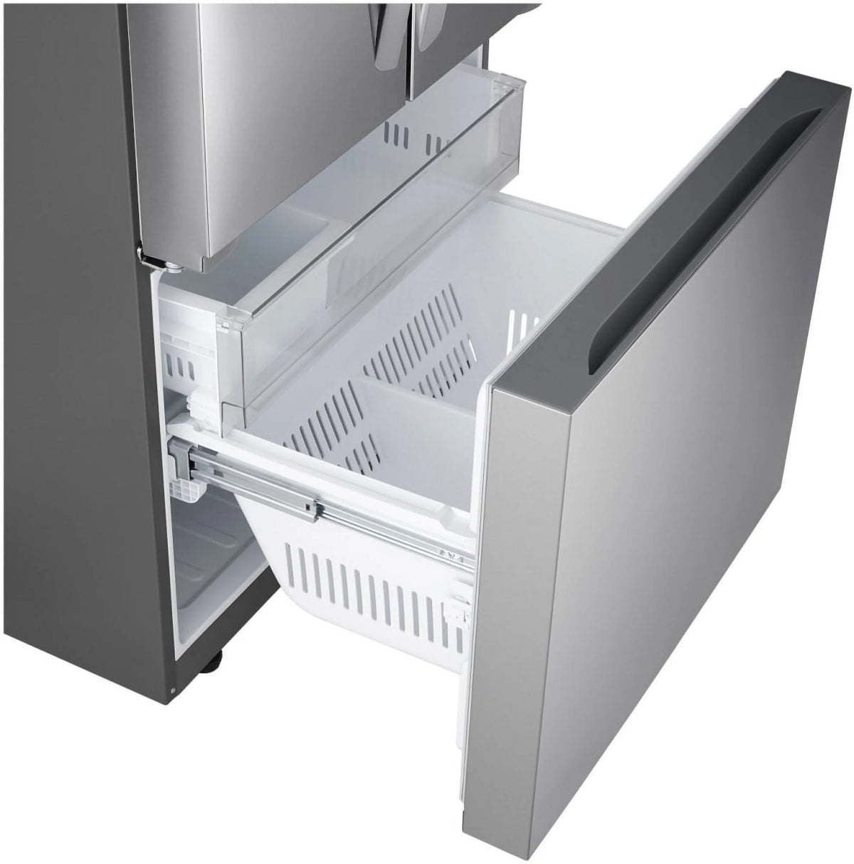 LG Counter Depth French Three Door Refrigerator, Silver