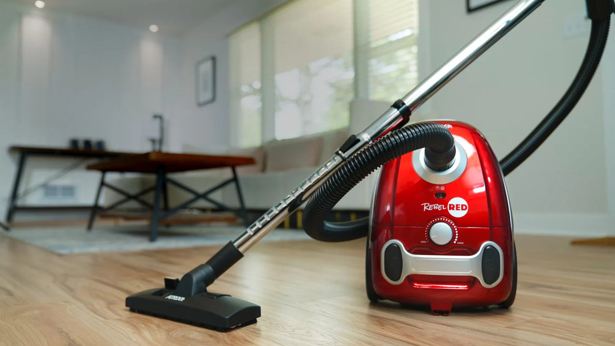 Atrix Rebel Red Vacuum with HEPA Filtration