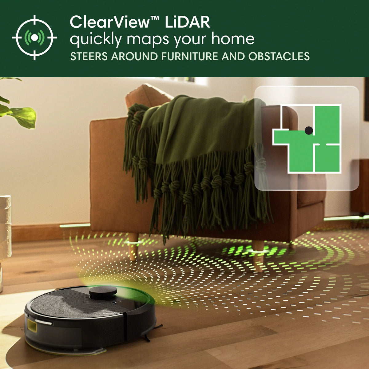 iRobot Roomba 105 Combo Robot Vacuum & Mop with AutoEmpty Dock - Self-Empties for 75 Days,Multi-Surfaces, Intense Power-Lifting Suction, Avoids Mopping Carpets,LiDAR, Model Y354020