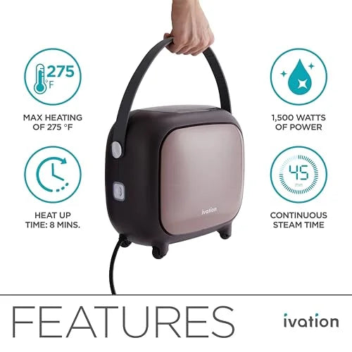 Steam Cleaner, Powerful Multipurpose Steamer w/ 18 Accessories, Chemical-Free Cleaning and Sanitizing for Floor, Tiles, Car Detailing, Wallpaper, Grout, Bed Bugs, Clothes, Curtains and Carpet