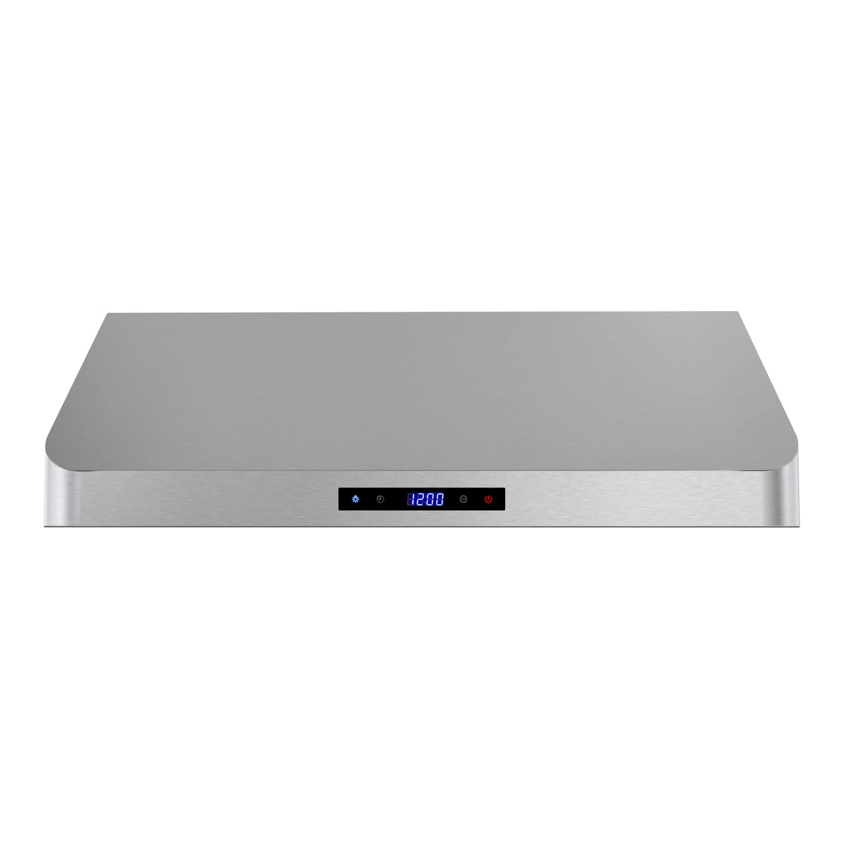 Streamline 30 in. Montecreto Ductless Undermount 406 CFM Range Hood in Brushed Stainless Steel with Baffle Filters, Touchpad Control, LED Lights