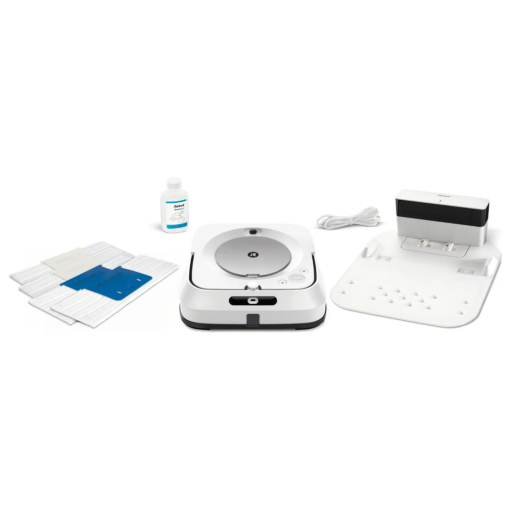 iRobot Braava Jet M6 (6110) Ultimate Robot Mop- Wi-Fi Connected, Precision Jet Spray, Smart Mapping, Works with Google Home, Ideal for Multiple Rooms, Recharges and Resumes