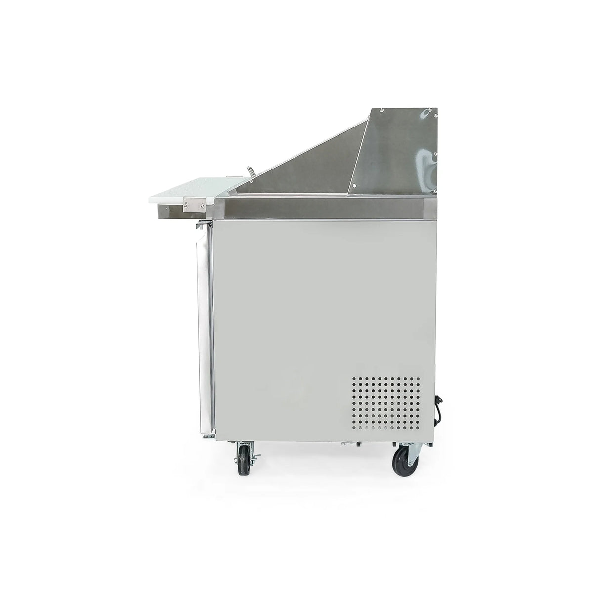Norpole 7.6 cu. ft. Mega Top Sandwich/Salad Prep Commercial Freezerless Refrigerator in Stainless Steel in Stainless Steel