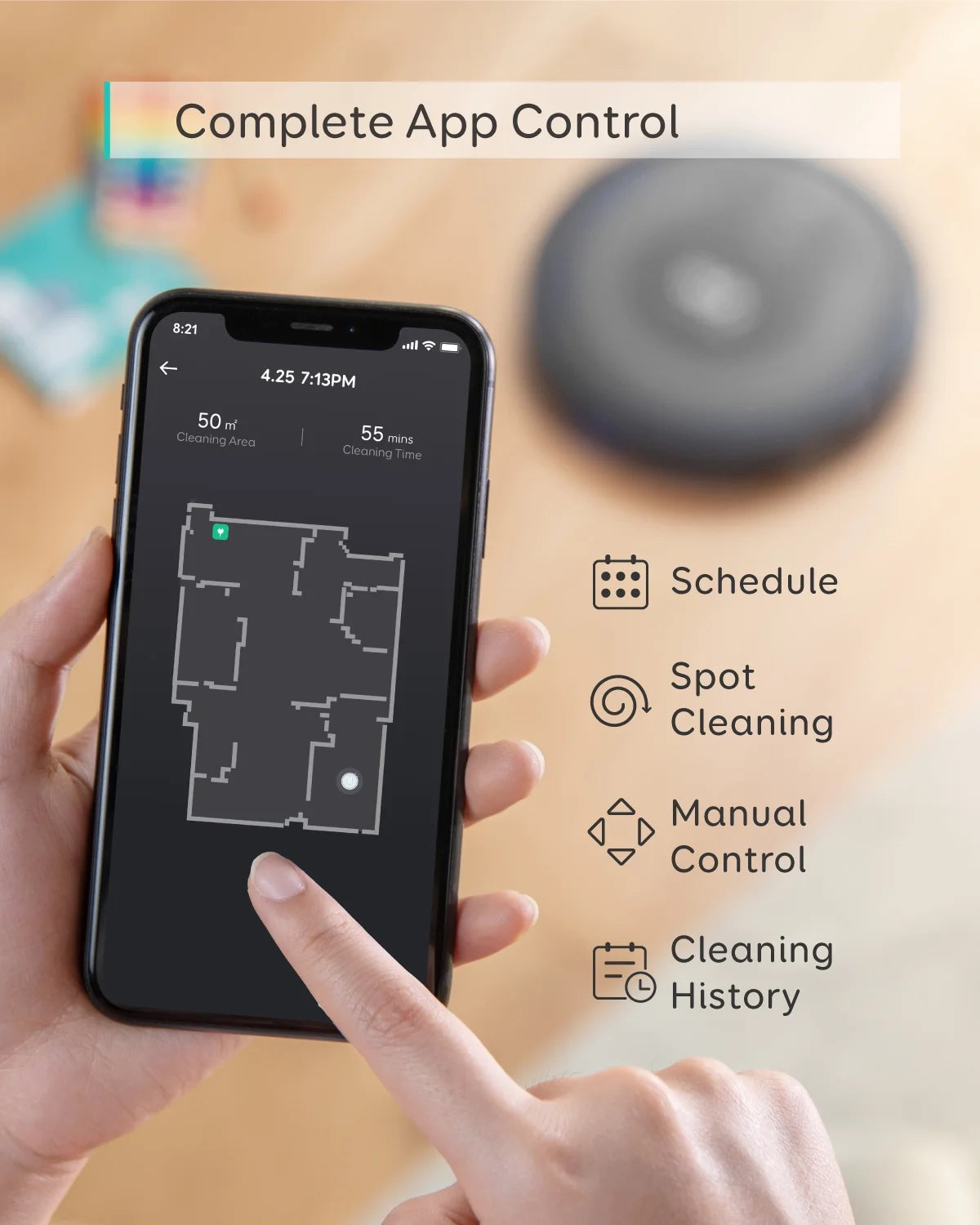 eufy RoboVac G30 Verge, Robot Vacuum with Home Mapping, 2000Pa Suction, Wi-Fi, Boundary Strips
