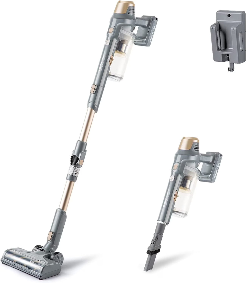 Kenmore DS4095 Brushless Cordless Stick Vacuum Cleaner, 21.6V, Gold, 9.66lbs