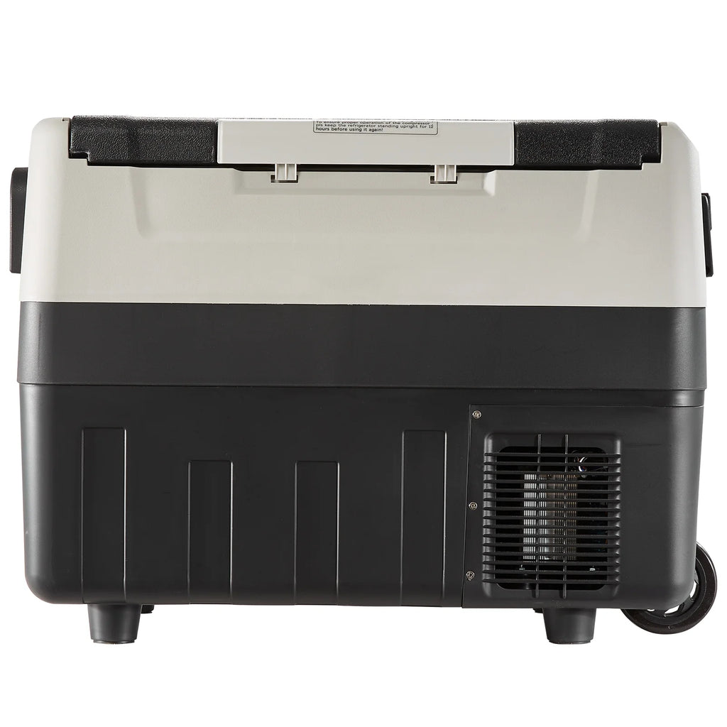 BENTISM Car Refrigerator 58Qt, 12v Portable Freezer with  Dual Zone, 12/24V DC & 110-240V AC Electric Cooler with -4a??-50a?? Cooling Range, for Car Truck Vehicle RV Boat