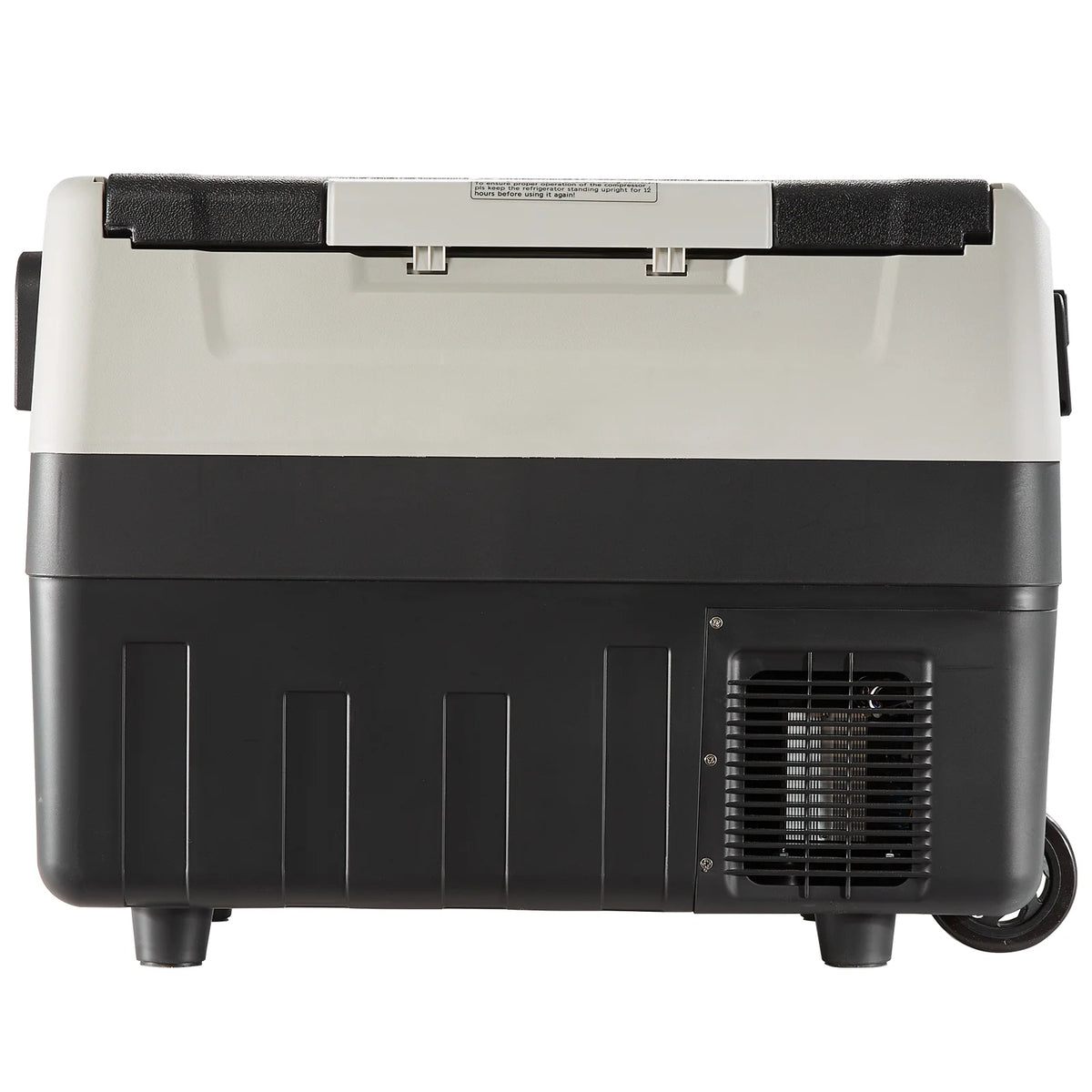 BENTISM Car Refrigerator 58Qt, 12v Portable Freezer with  Dual Zone, 12/24V DC & 110-240V AC Electric Cooler with -4a??-50a?? Cooling Range, for Car Truck Vehicle RV Boat
