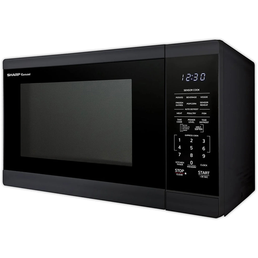 Sharp 1.4-Cu. Ft. Countertop Microwave Oven in Black