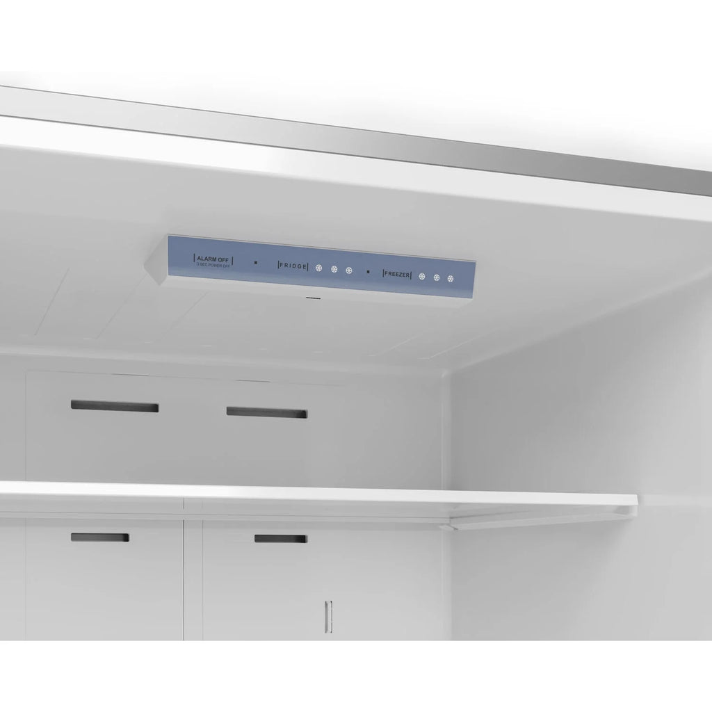 Midea 18.7-Cu. Ft. Bottom Mount Refrigerator, Stainless Steel,  MRB19B7AST