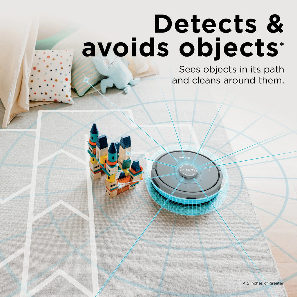 Shark Matrix Self-Empty Robot Vacuum with No Spots Missed on Carpets & Hard Floors, RV2300AE
