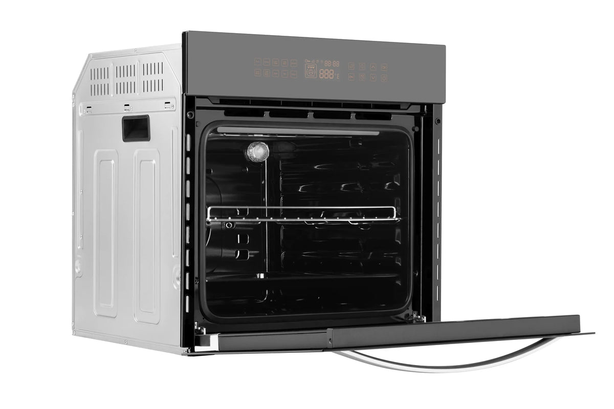 Empava 24 Inches Electric Built-in Convection Wall Oven with LED Display Touch in Stainless Steel