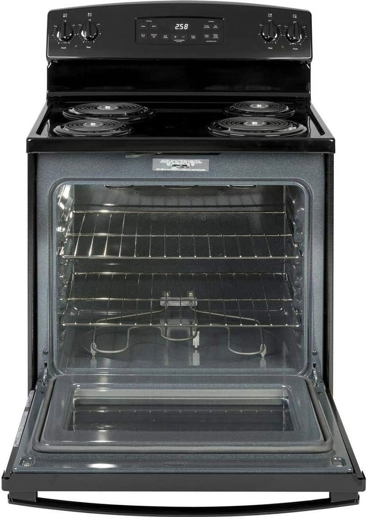 GE Appliances JB258DMBB 30 Inch Electric Freestanding Range Black