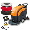 RT50 22" Battery Powered Automatic Floor Scrubber, Lithium Battery Power, 13.2 Water Tank, 30000 Sqft/H