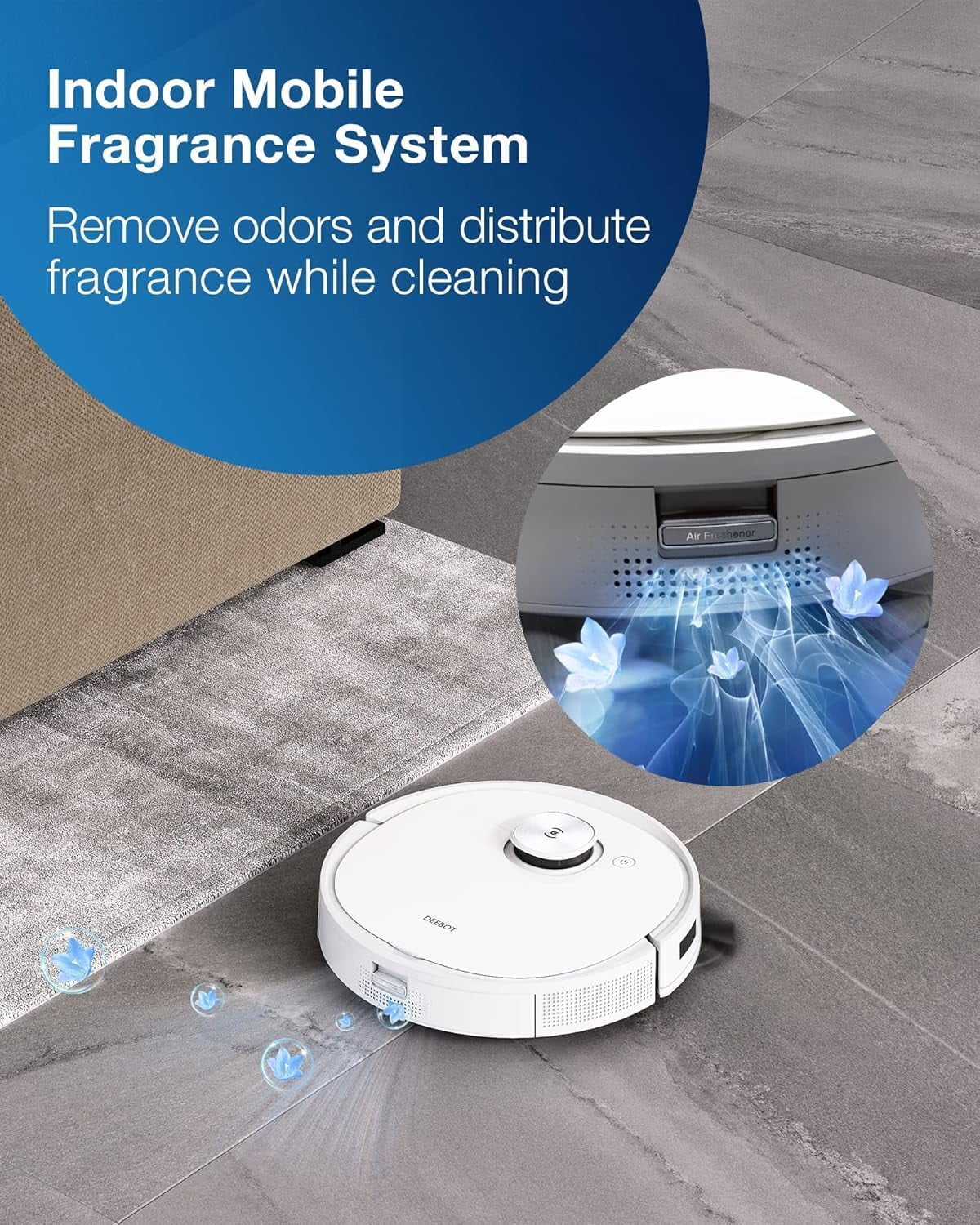 ECOVACS DEEBOT T10 PLUS Neo Robot Vacuum and Mop, Auto-Empty, AIVI 3.0, OZMO Pro 3.0 Oscillating Mopping, 3D Map, Air Freshener