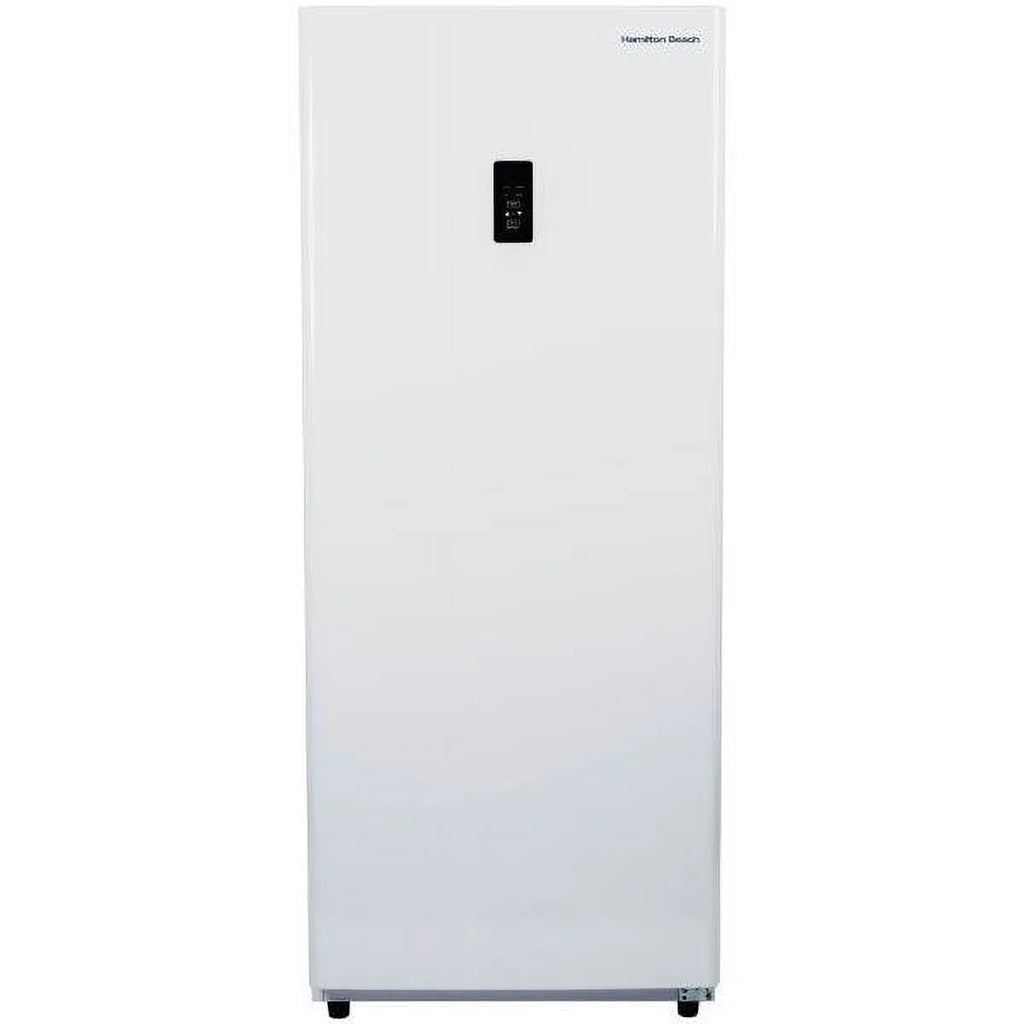 Hamilton Beach 17 cu. ft. Convertible Freezer Refrigerator, Upright Fridge Freezer with Electronic Temperature Control, Energy Efficient White Convertible Fridge - HBFRF1798, White