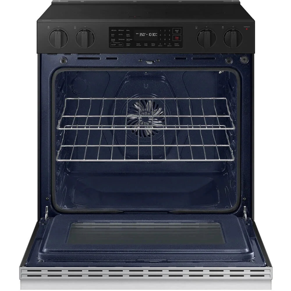 Samsung NSE6DG8300SR 6.3 Cu. Ft. Bespoke Stainless Slide-In Electric Smoothtop Range