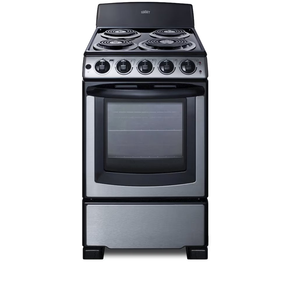 SUMMIT 20" Wide Electric Coil Range