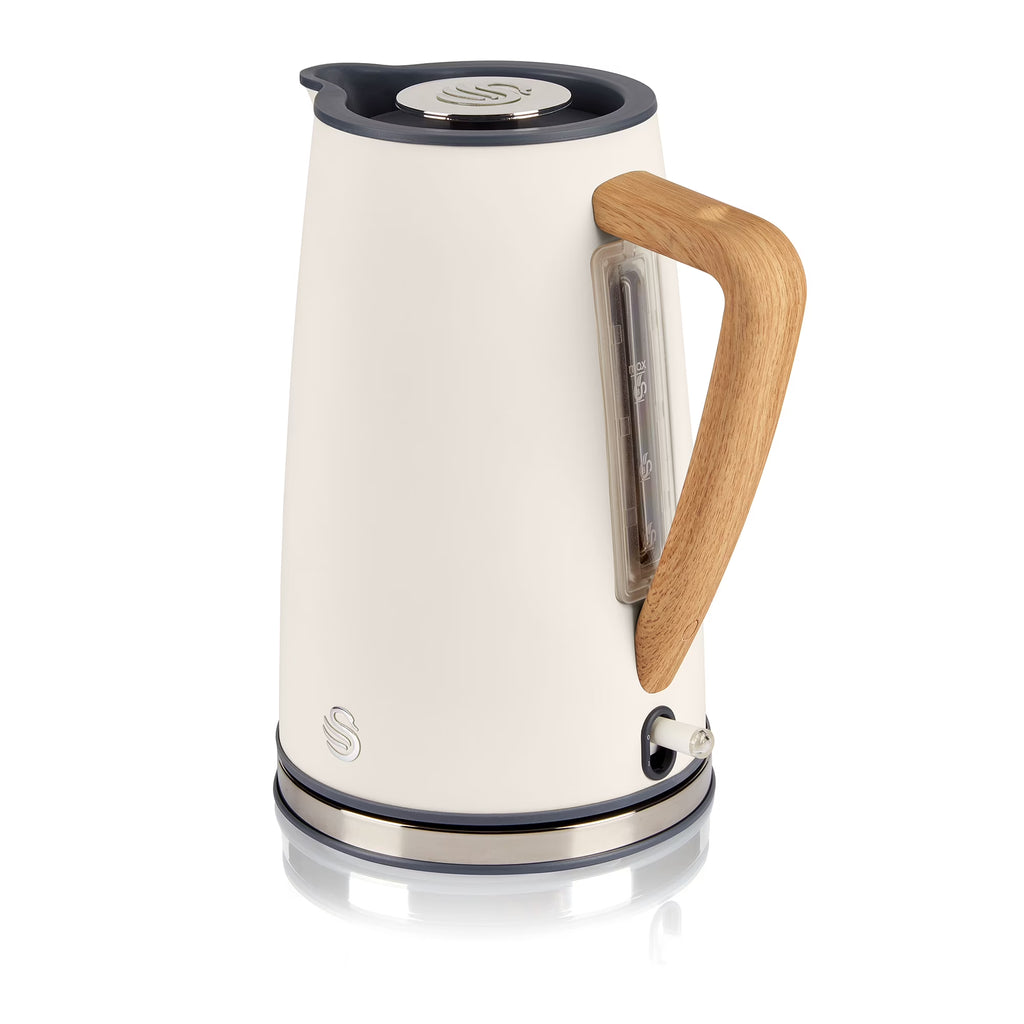 Swan SK14610WHTN Nordic Style Cordless Kettle 1.7L - Cotton White