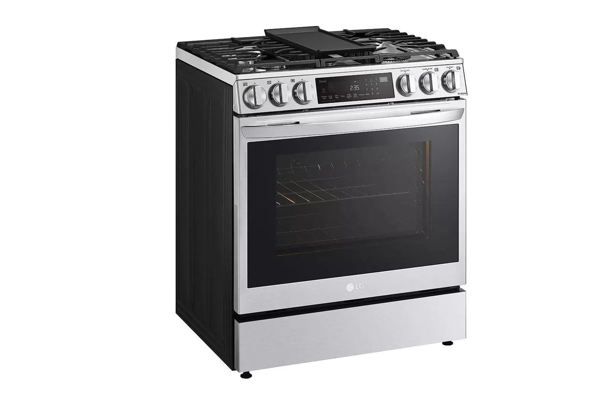 LG LSDL6336F 6.3 Cu Ft. Stainless Steel Slide-In Smart Dual Fuel Range