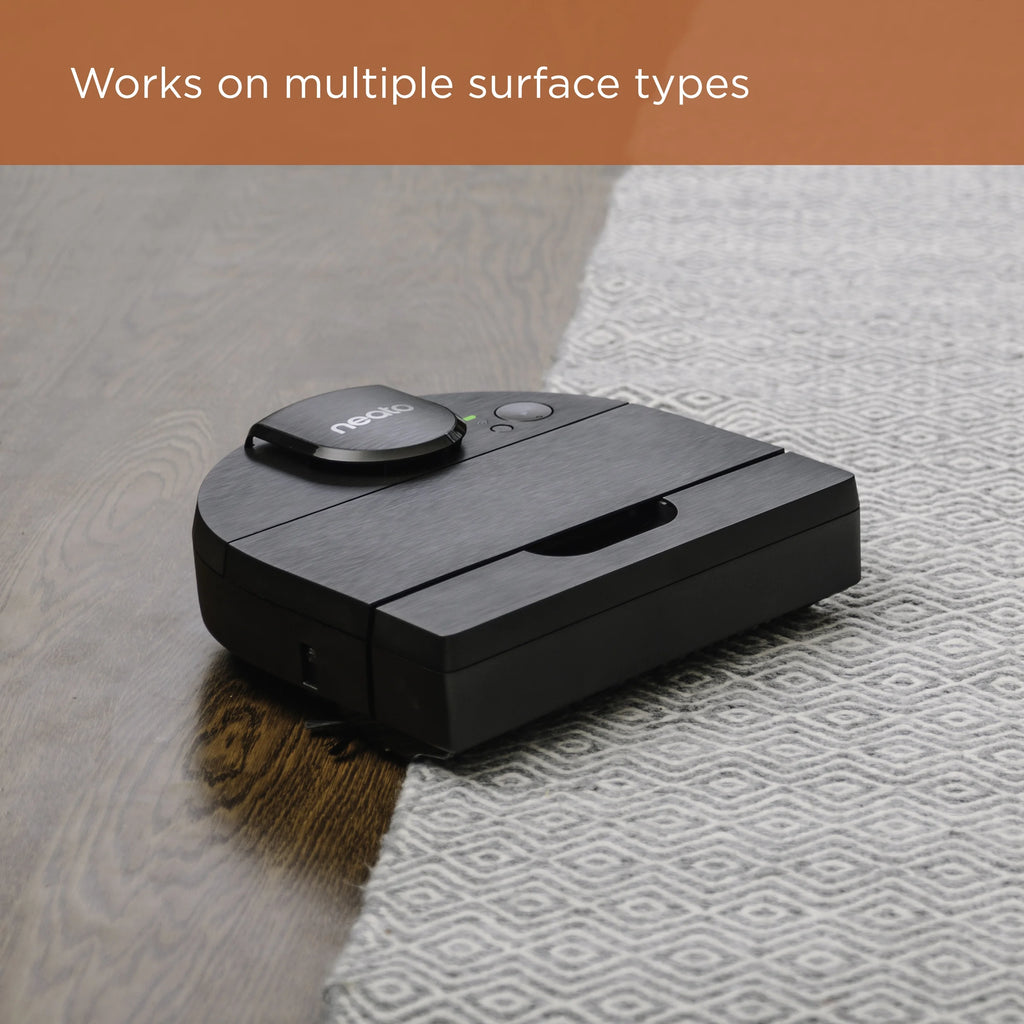 Open Box Neato D9 Intelligent Robot Vacuum Wi-Fi Connected with LIDAR Navigation in Black