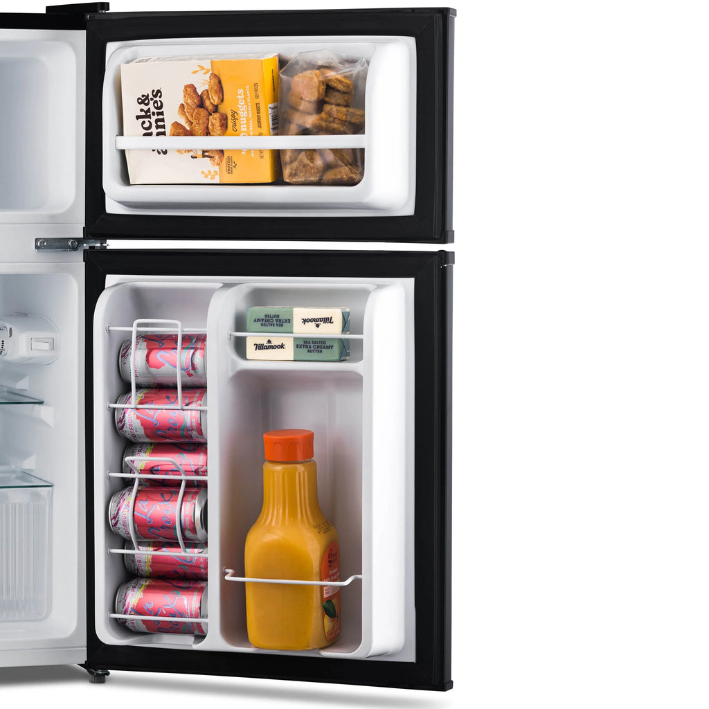 Newair 3.1 Cu. Ft. Compact Mini Refrigerator with Freezer in Gray