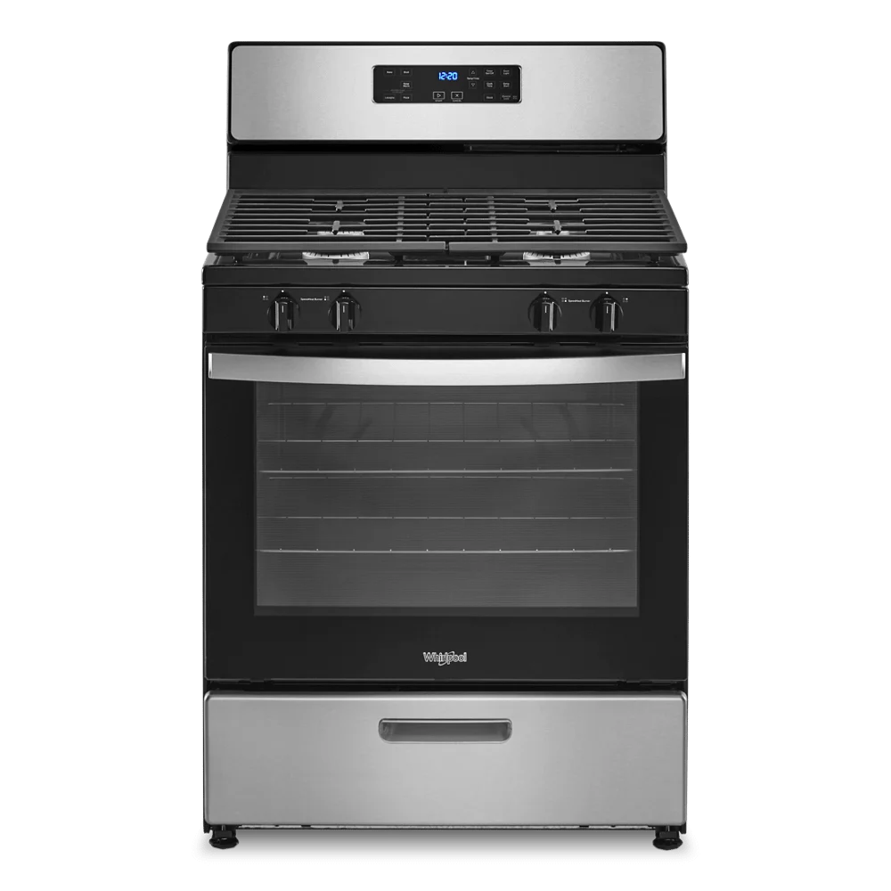 WHIRLPOOL WFG320M0MS 30" FREE STANDING GAS RANGE Stainless Steel
