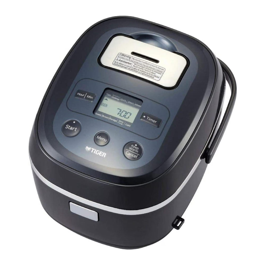 Tiger JBX-A18U 10-Cup Capacity Easy-to-Clean Micom Electric Rice Cooker (Black and Stainless Steel)