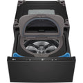 LG WD300CB 1.0 Cu. Ft. SideKick Black Steel Top Load HE Pedestal Washer