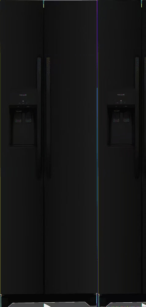 Frigidaire 22.3 Standard-Depth Side by Side Refrigerator, Black