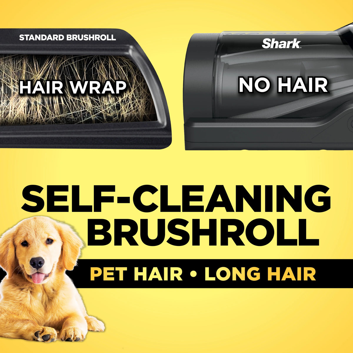 Shark?? UltraLight Pet Pro Corded Stick, PowerFinsa?�� and Self-Cleaning Brushroll, HZ600, Cordless Stick Vacuum, Lightweight, Powerful Suction, Pet Hair, Hard Floor, Carpet, HEPA Filter