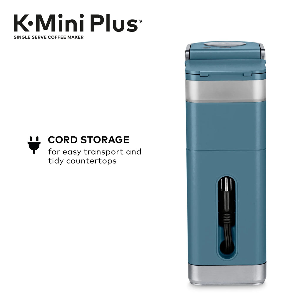 Keurig K-Mini Plus Single Serve K-Cup Pod Coffee Maker, Evening Teal