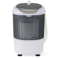Barara King Washing Machine, Laundry Washer, Portable Mini Washing Machine Semi-Automatic Washer and Spinner Combo with Single Tub-Gray