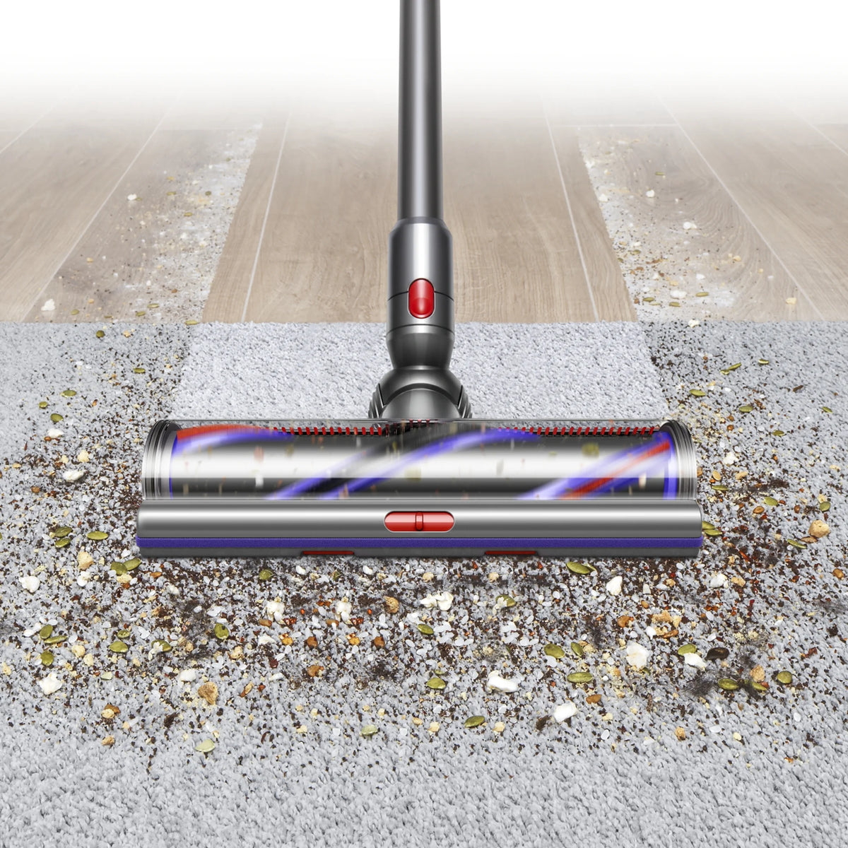 Restored Premium Dyson Outsize Extra Cordless Vacuum Cleaner | Nickel/Iron (Refurbished)