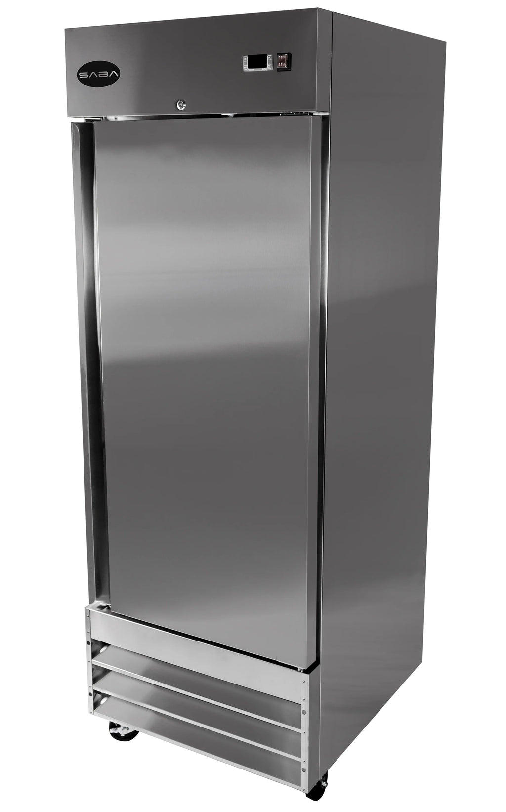 Heavy Duty Commercial 23 cu ft Solid Door Stainless Steel Upright Reach-in Freezer (1 Door)
