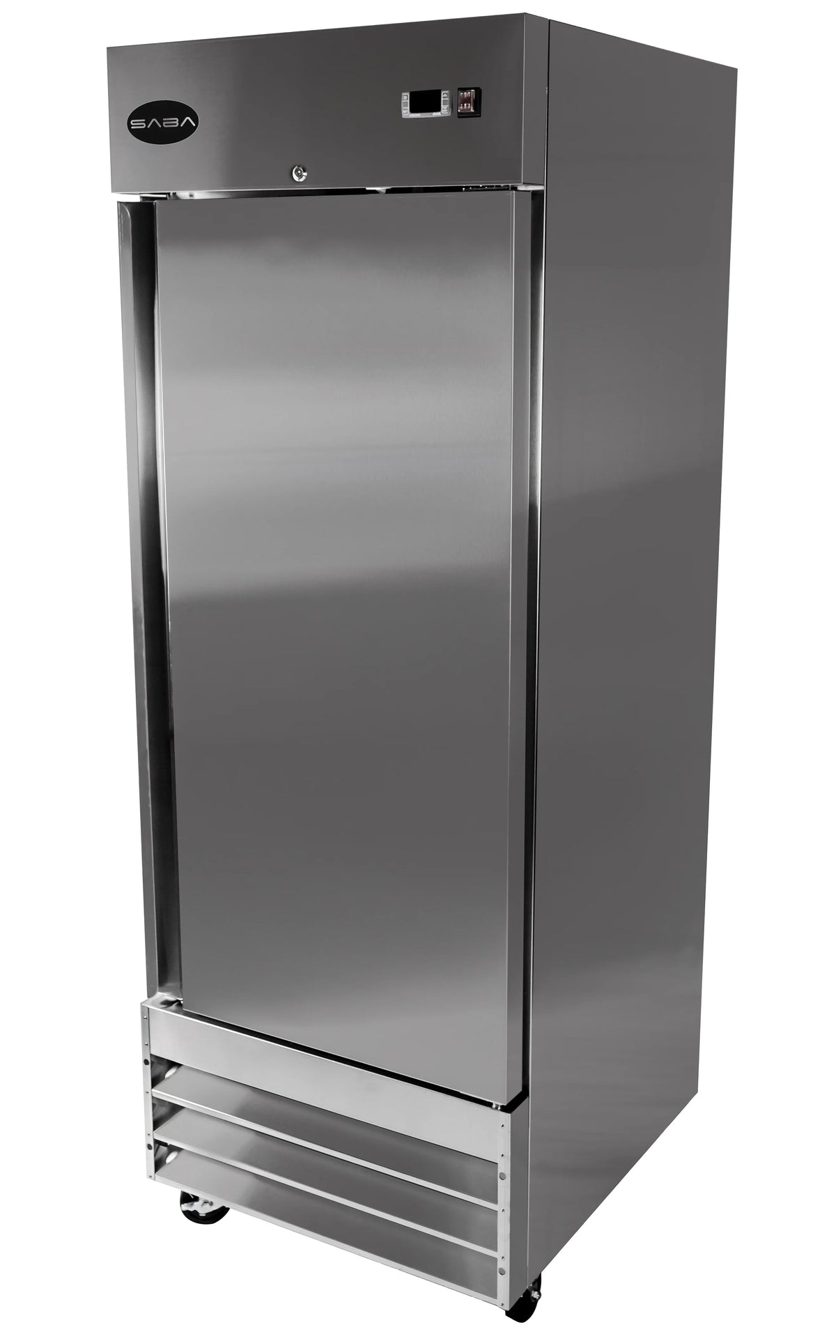 Heavy Duty Commercial 23 cu ft Solid Door Stainless Steel Upright Reach-in Freezer (1 Door)