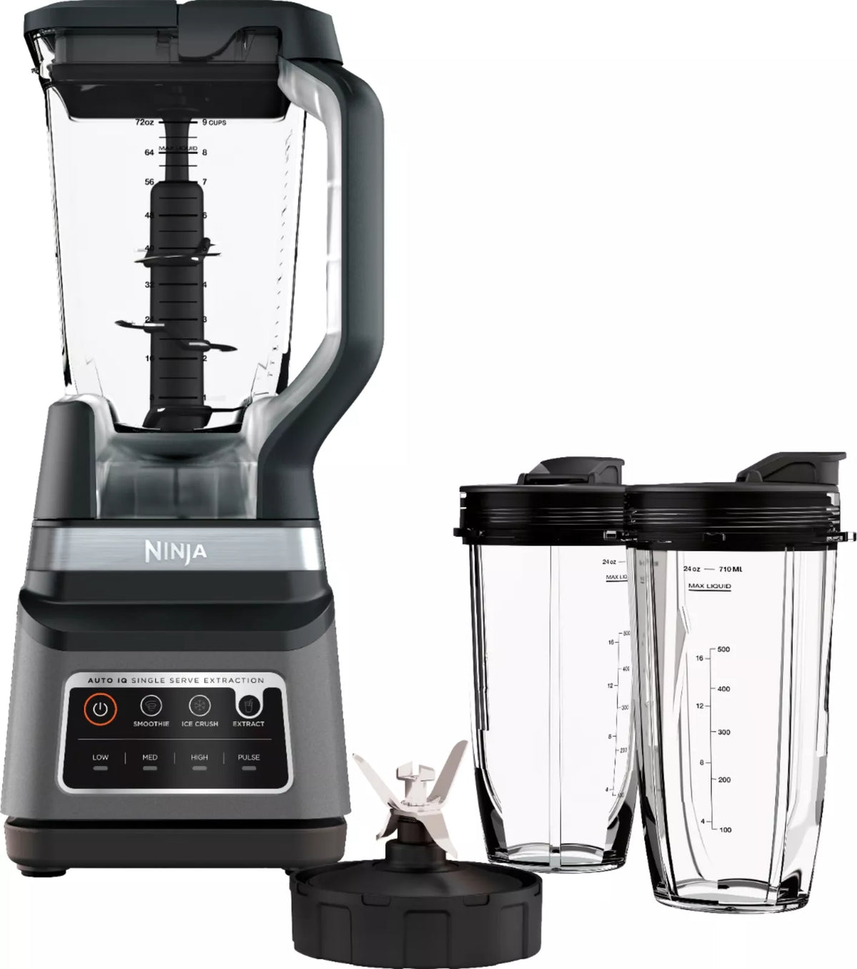 Ninja0 - Professional Plus Blender DUO with Auto-IQ - Black/Stainless Steel
