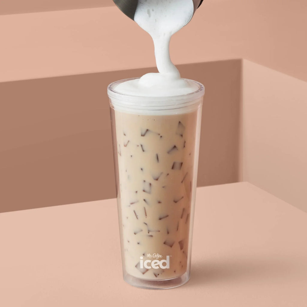 Mr. Coffee 4-in-1 Single-Serve Latte Lux, Iced, and Hot Coffee Maker with Milk Frother
