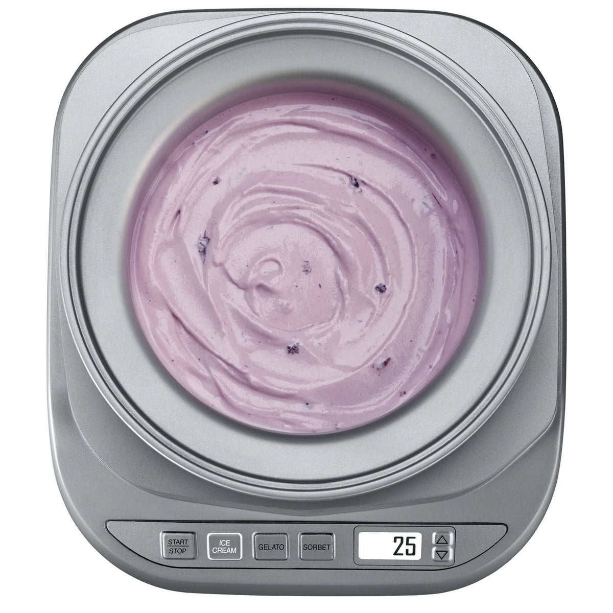 Cuisinart ICE-70 Electronic Ice Cream Maker, Brushed Chrome + Smart Stick Hand Blender