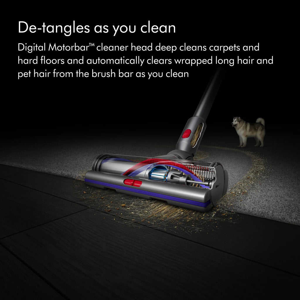 Restored Premium Dyson V15 Detect Total Clean Extra Cordless Vacuum | Yellow/Nickel (Refurbished)