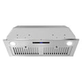 30 in. Insert Range Hood with Soft Touch Controls in Stainless Steel