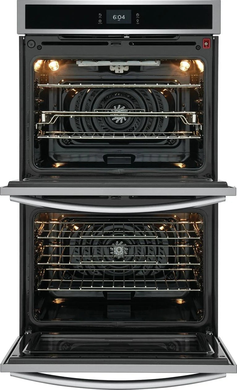 Frigidaire GCWD3067AF Gallery 30" Double Electric Wall Oven with Total Convection - Stainless Steel