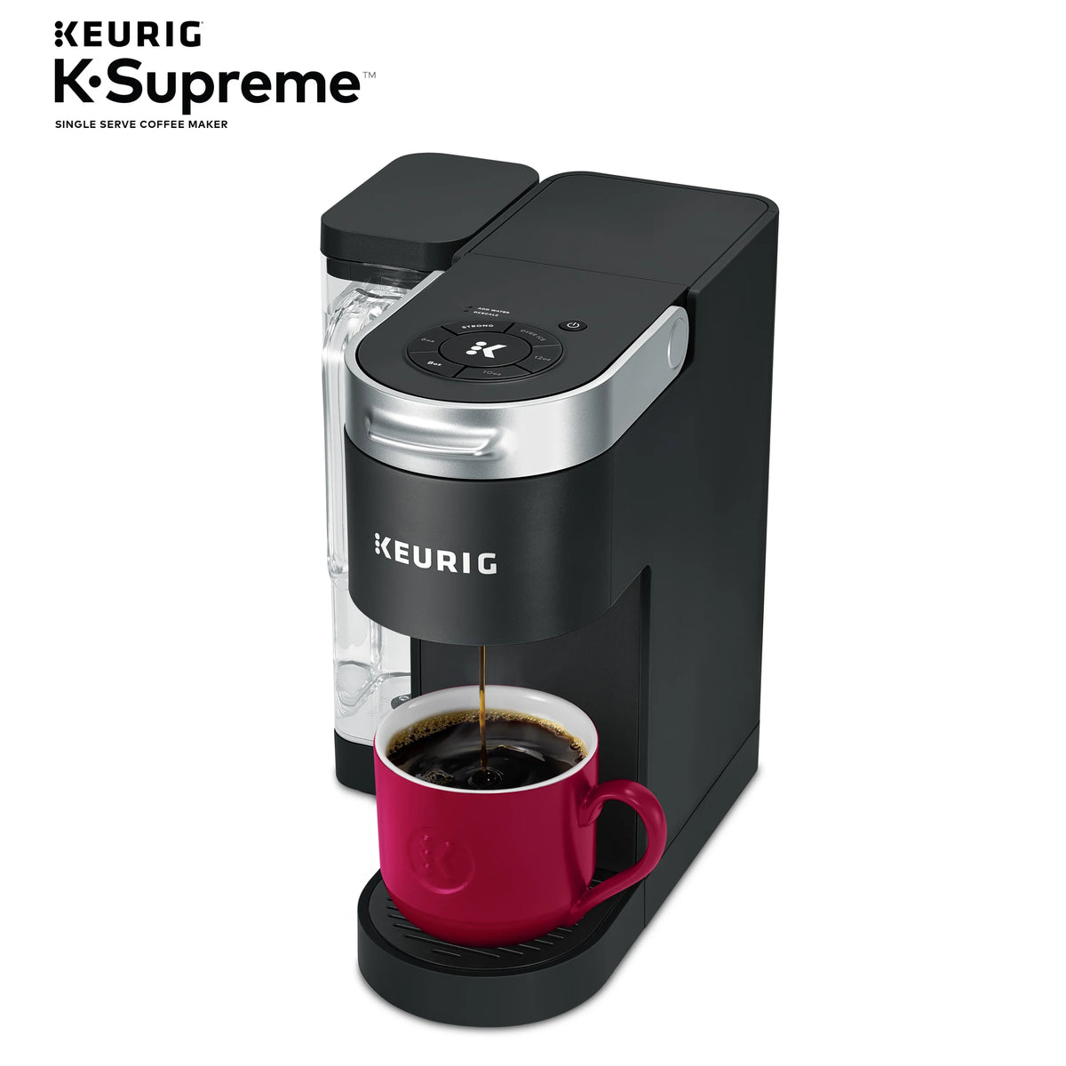 Keurig K-Supreme Black Single-Serve K-Cup Pod Coffee Maker