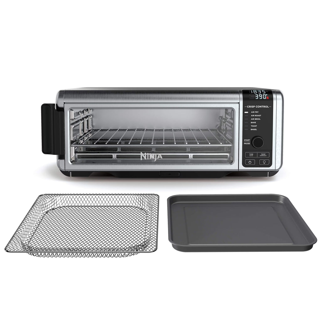 Ninja Foodi 6-in-1 Digital Air Fry Oven, Air Fryer, Convection Oven, Toaster, with Digital Crisp Control Technology, Compact Size, Stainless, SP080