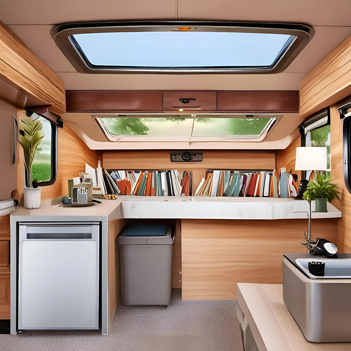 Equator Compact RV-Marine-Offgrid Refrigerator-Freezer 1.6cf 12V 110V Silver